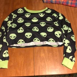 Alien crop top!